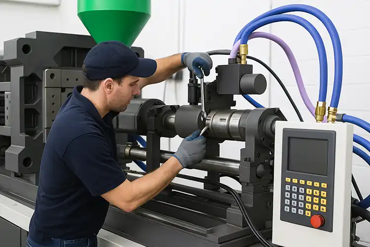 Manutenzione giornaliera dello stampaggio a iniezione