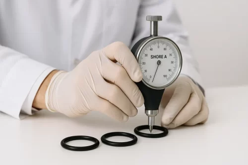 Rubber-hardness-test
