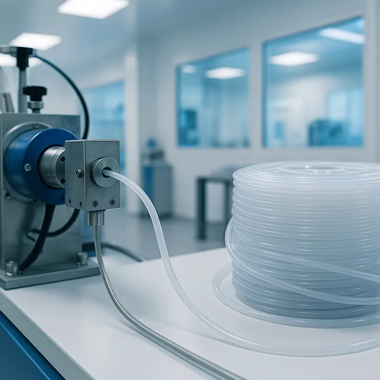 Extrusionsprozess in Reinraumumgebung