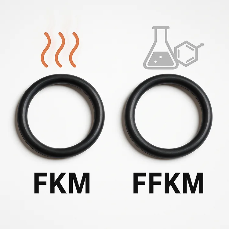 Comparaison des joints toriques FKM et FFKM
