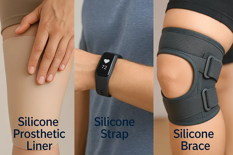 Produtos de silicone em ação