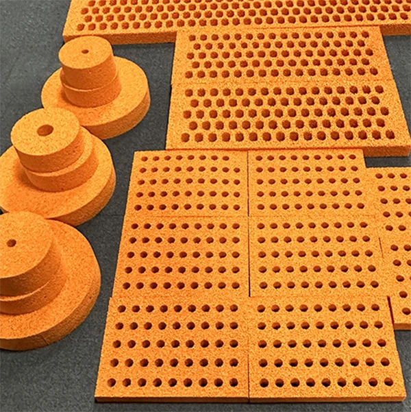 Custom natural rubber sponge suction cups