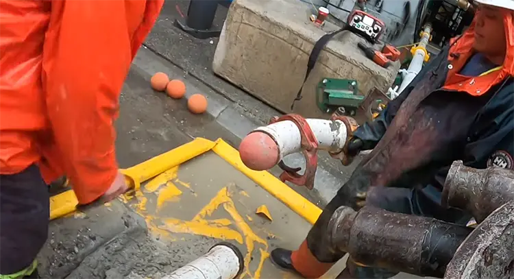Esponjas de limpeza para camiões-bomba de betão