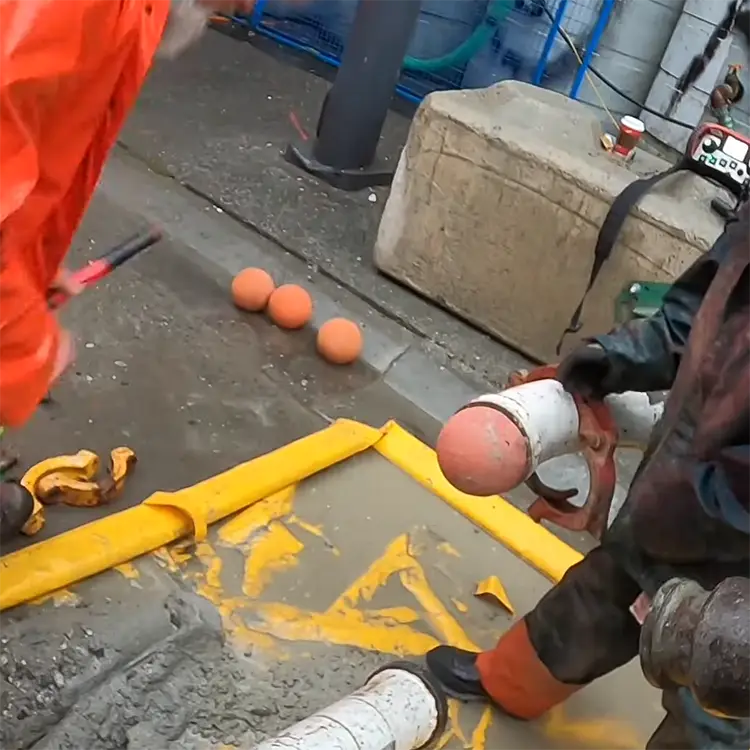 O que controla o tempo de vida das bolas de limpeza de esponja