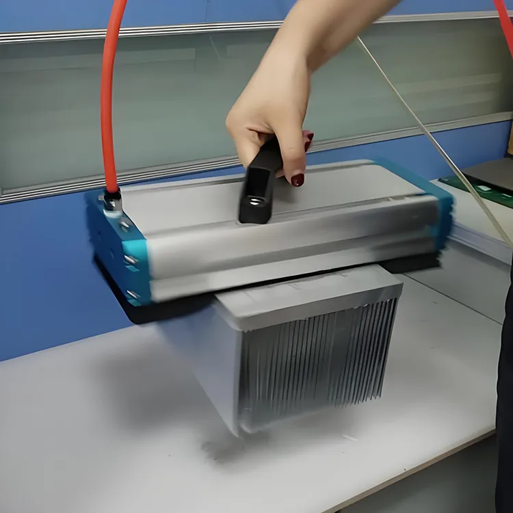 A ventosa de espuma está funcionando